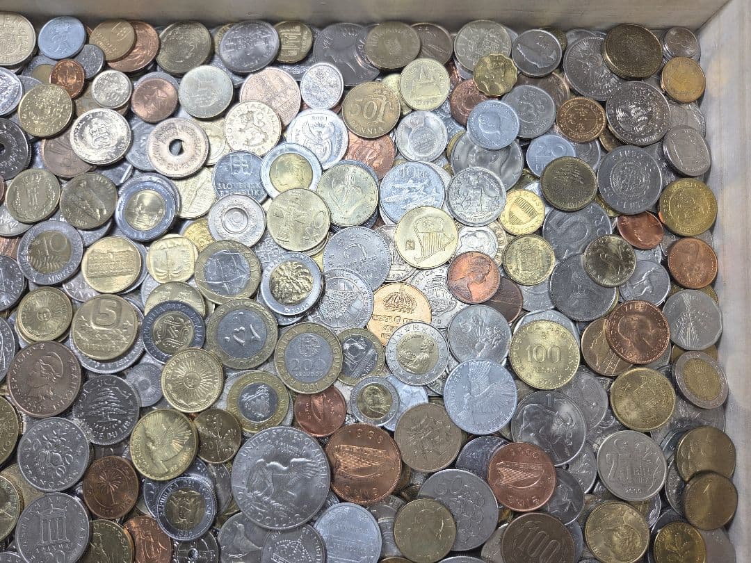 確認用　古銭　外国　　海外　外貨　旧硬貨　近代貨幣　まとめ　銅貨　銭
