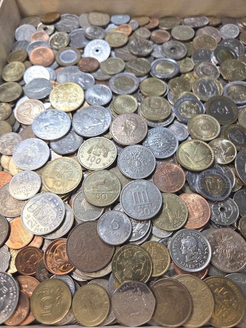確認用　古銭　外国　　海外　外貨　旧硬貨　近代貨幣　まとめ　銅貨　銭