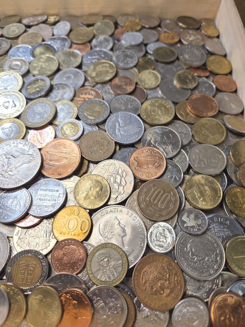 確認用　古銭　外国　　海外　外貨　旧硬貨　近代貨幣　まとめ　銅貨　銭
