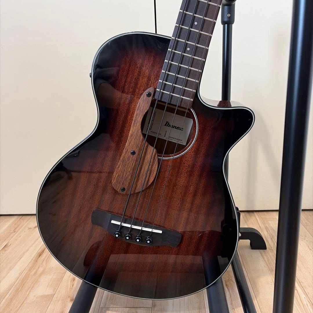 【ほぼ新品】Ibanez AEGB24E（アコースティックベース）