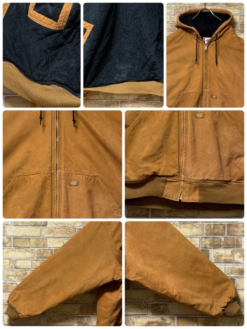 ディッキーズ　ダック地　アクティブジャケット　中綿　ビッグシルエット　5XL