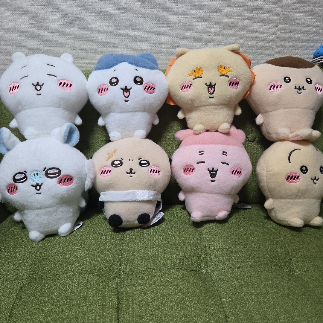 ちいかわ　しーぷわぬいぐるみ①全4種　②全4種　計8点コンプリートセット