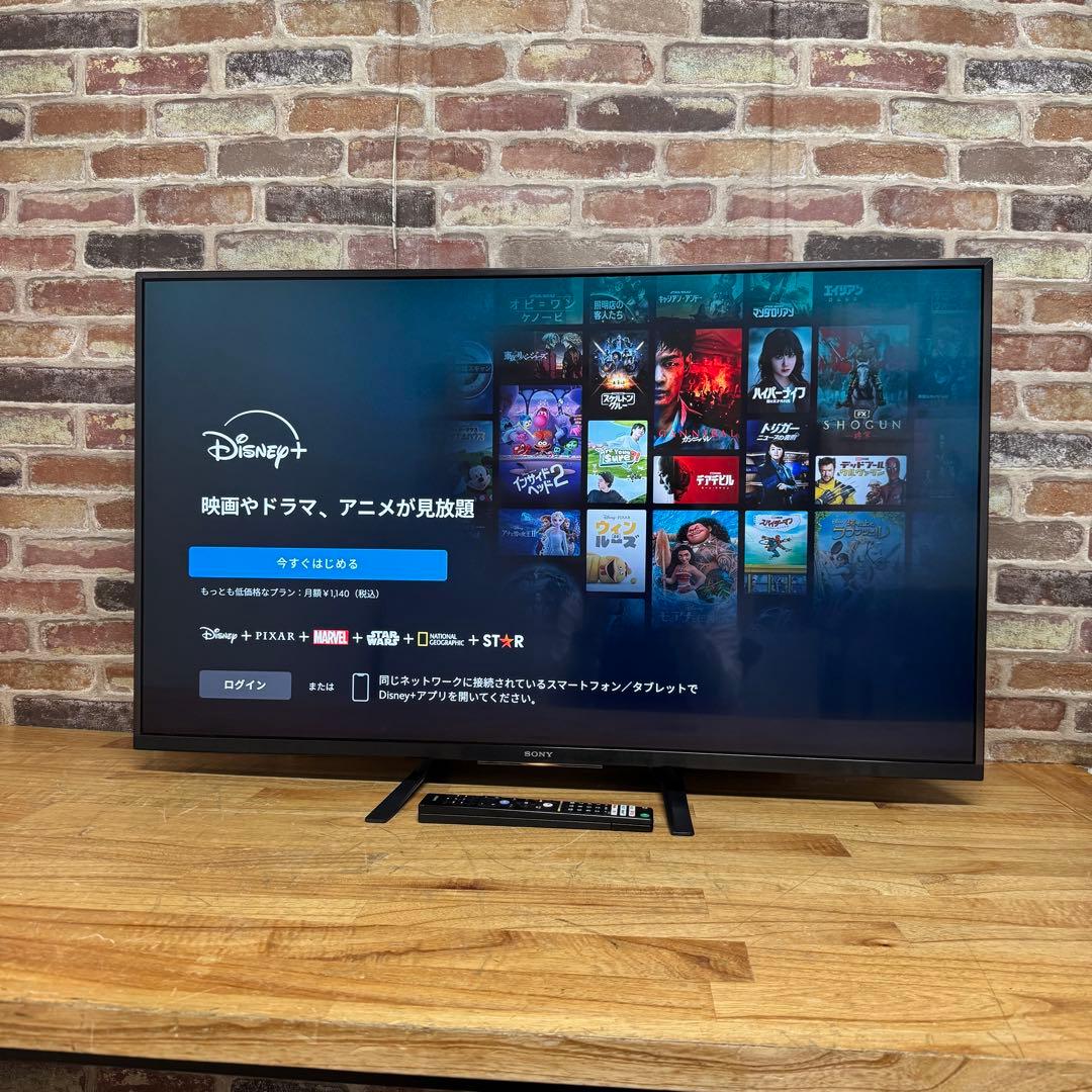SONY 43V型 4K 液晶テレビ BRAVIA KJ-43X8000H