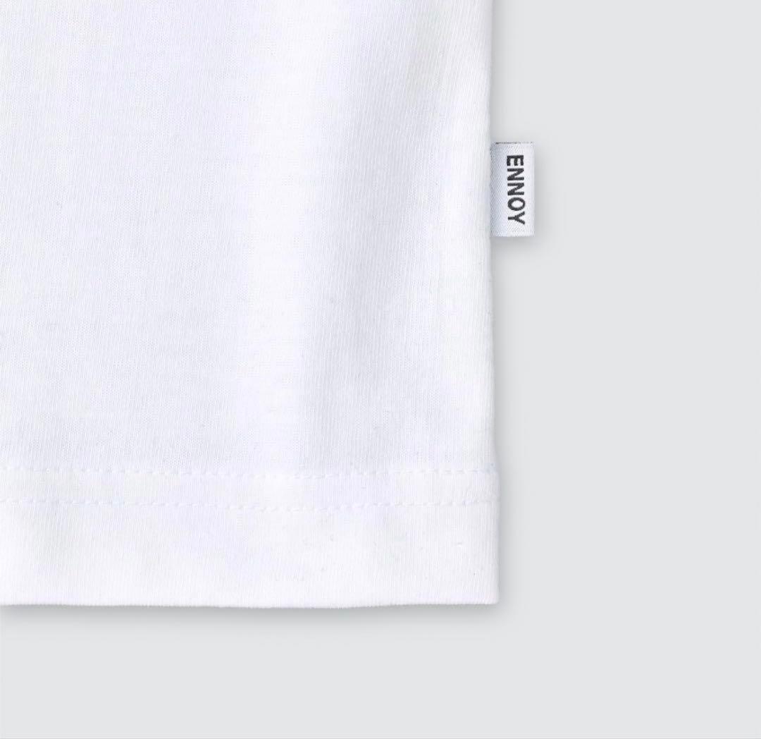 ENNOY POCKET CREW 2PACK SS T-SHIRT M ラス1