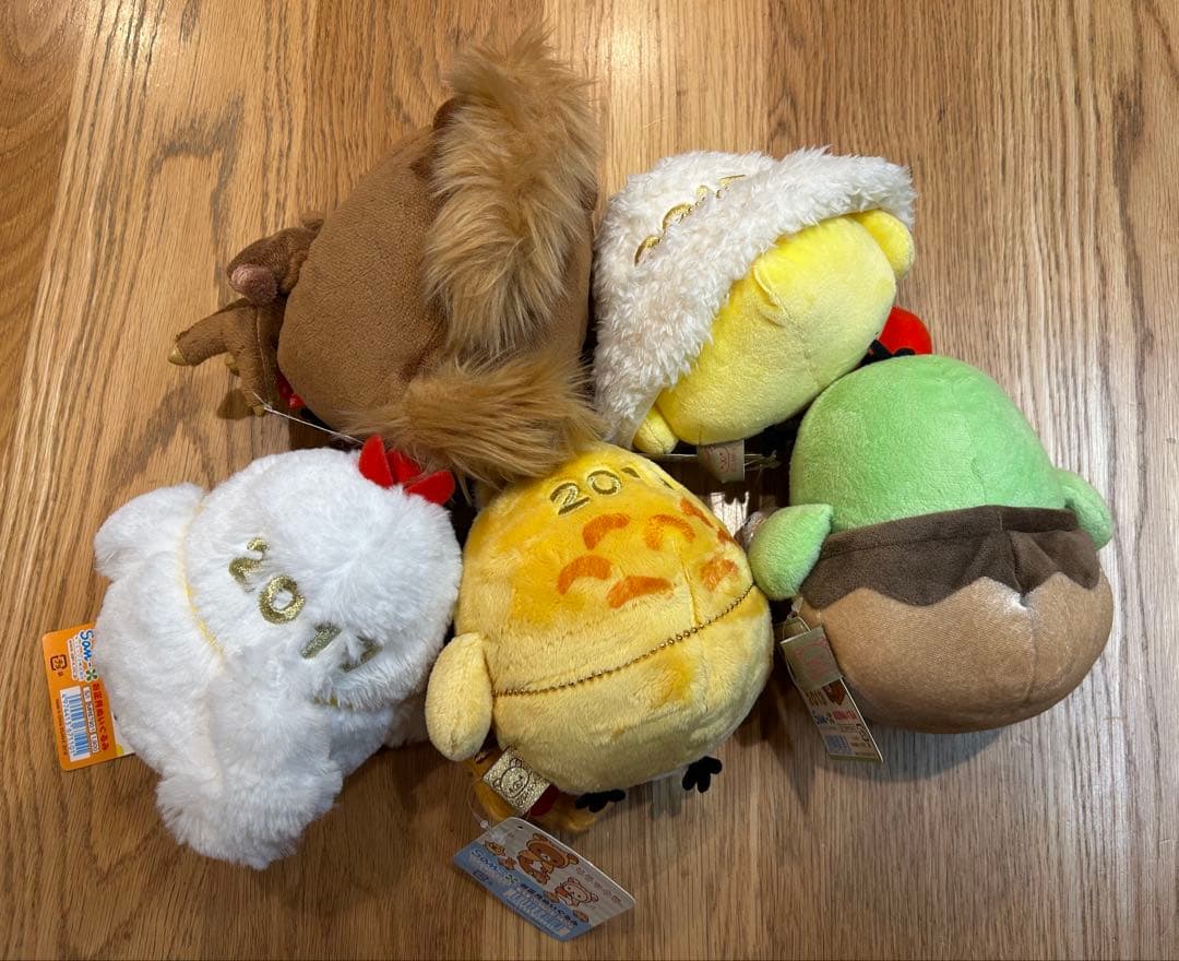 リラックマ　キイロイトリ　お正月ぬいぐるみ　まとめ売り　タグ付き
