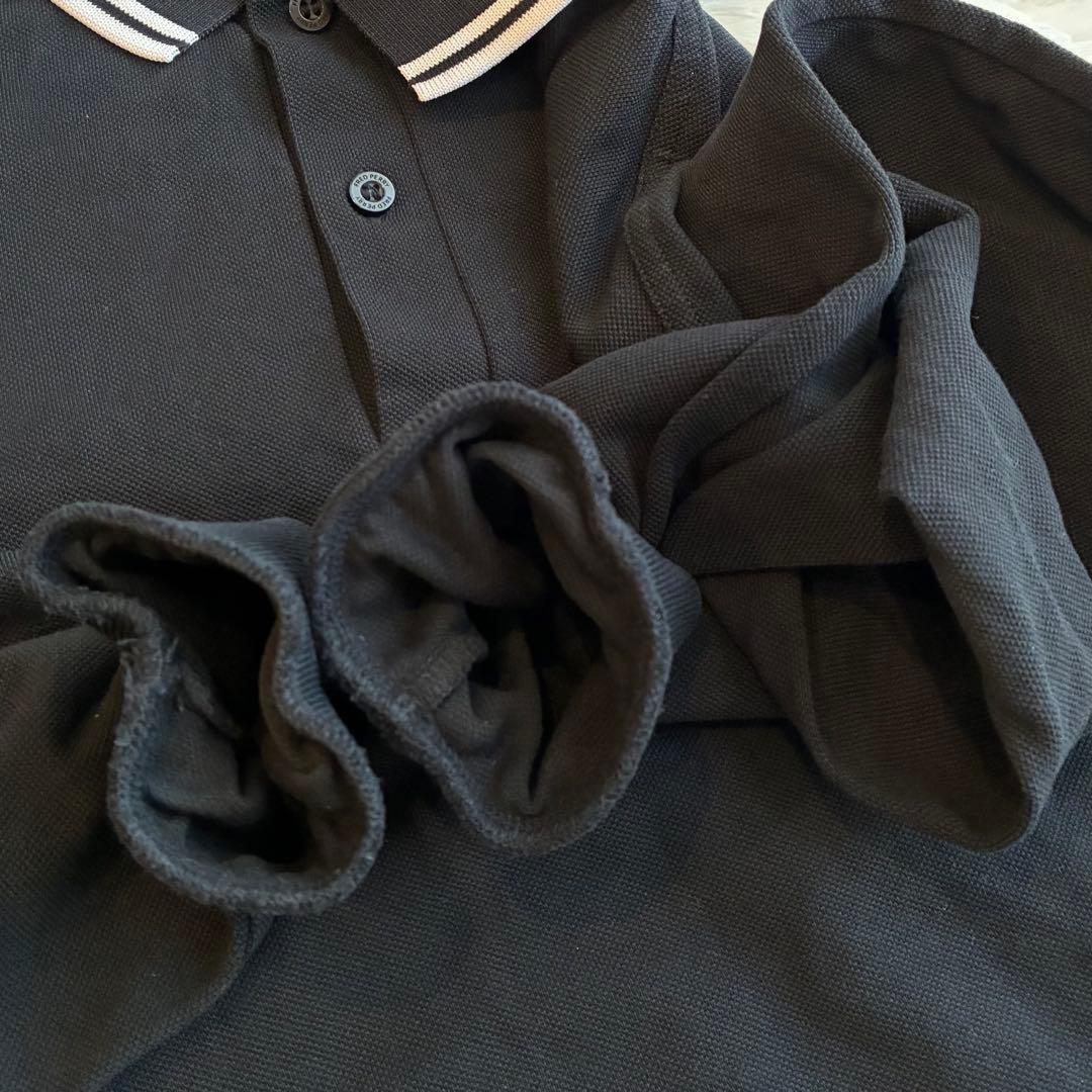 25年モデル FREDPERRY ツインティップラインロングスリーブポロシャツ