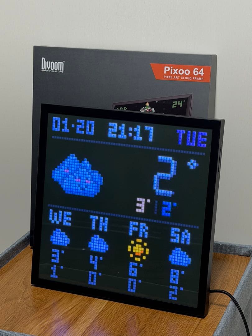 Divoom Pixoo 64 LEDピクセルディスプレイ
