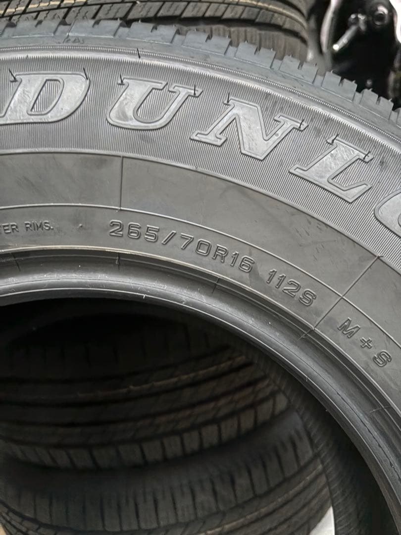 ランクル70再再販純正タイヤ新車取外し265/70R16 5本セット①