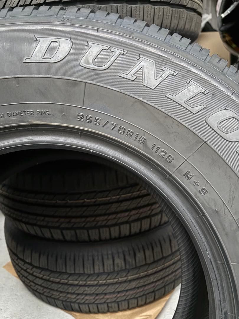 ランクル70再再販純正タイヤ新車取外し265/70R16 5本セット①