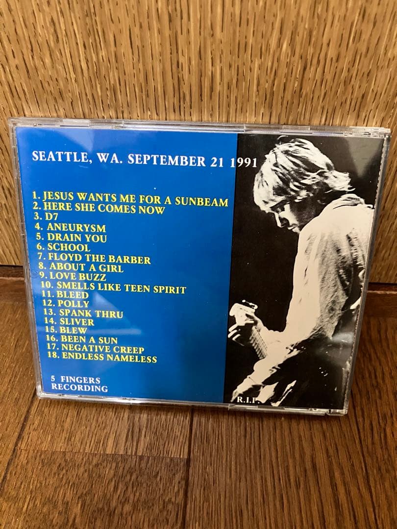 希少 SEATTLE WA SEPTEMBER 21 1991 NIRVANA