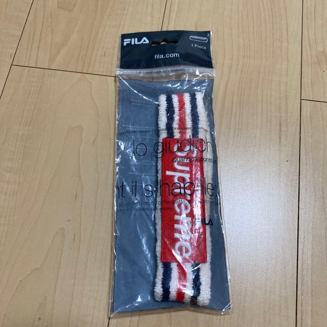 Supreme x FILA box logo Head Band ヘアバンド
