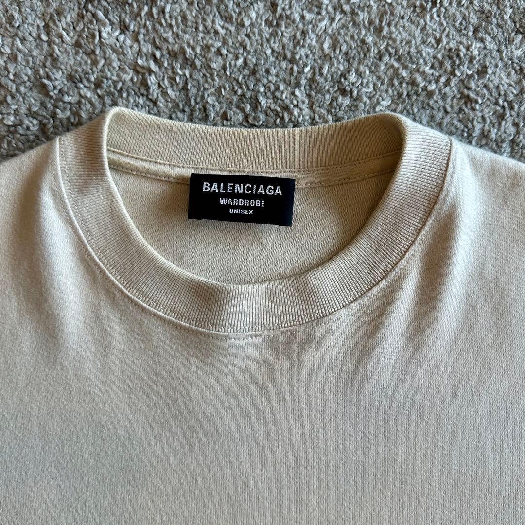 ⭐️G.O.P⭐️専用 正規品BALENCIAGA ロゴ Tシャツ ベージュ