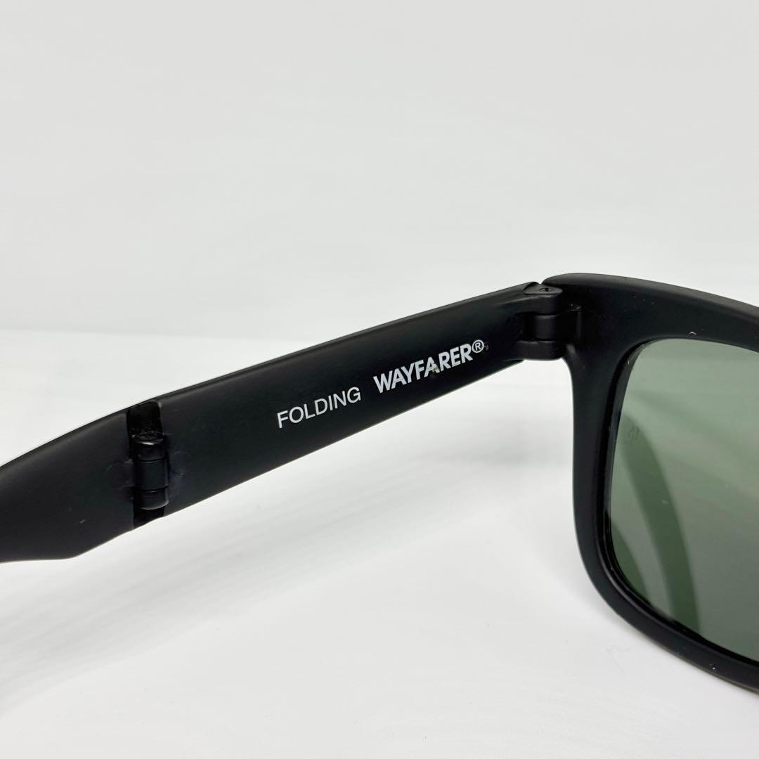 B279 美品✨RayBan WAYFARER サングラス　折りたたみ　フランス