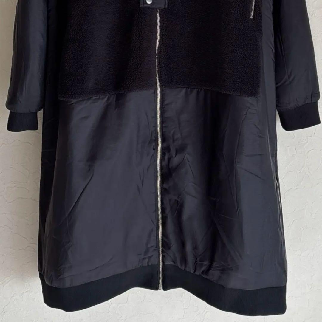 《極美品》antiqua 4WAY ダウンのような暖かさ ボアドッキングアウター