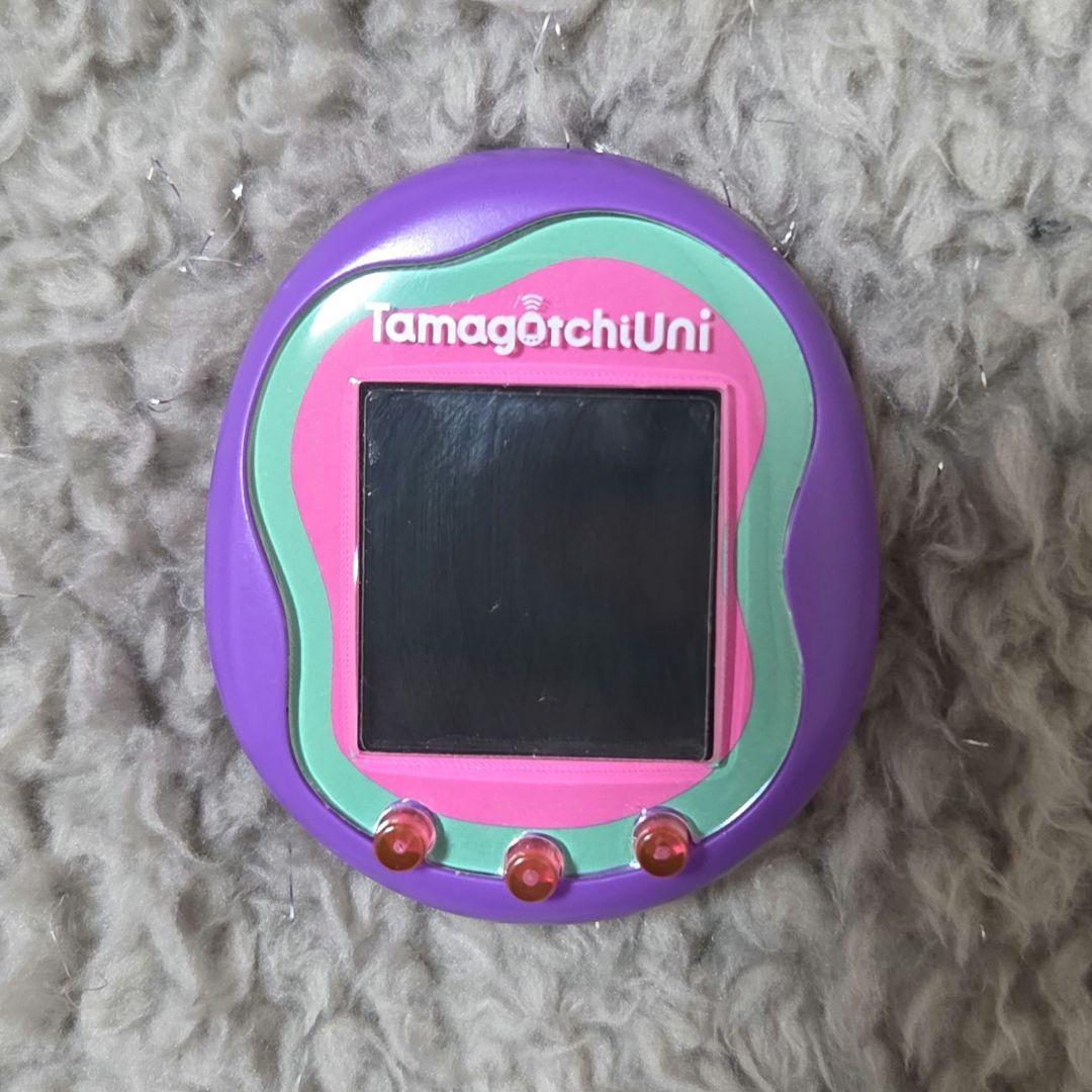 【箱あり美品】BANDAI TamagotchiUni たまごっちユニ パープル