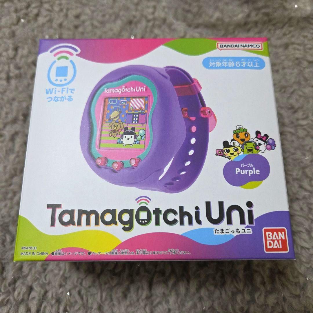 【箱あり美品】BANDAI TamagotchiUni たまごっちユニ パープル