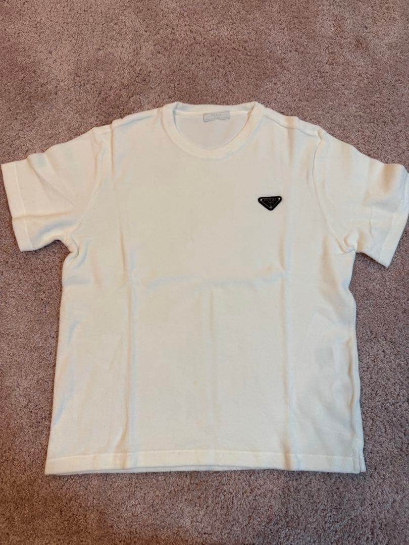 Prada ロゴ Tシャツ ホワイト