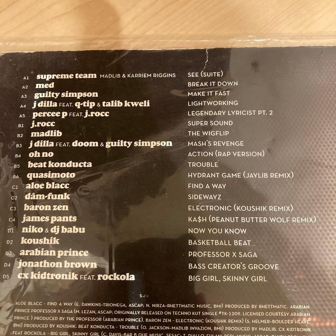 stonesthrow コンピ2lp 超レアだと思うmadlib j dilla