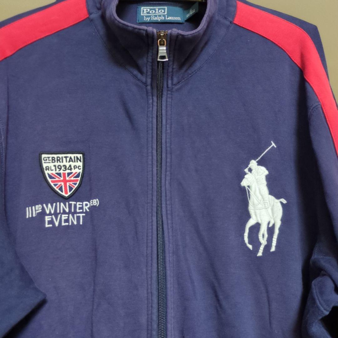 Polo by Ralph Lauren ジャンパー XL ネイビー/レッド