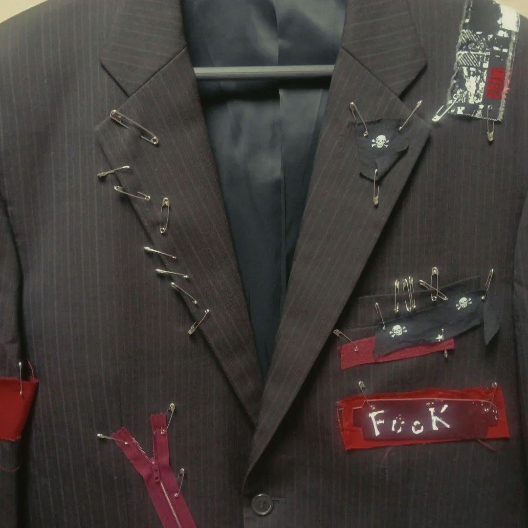 PUNK リメイク テーラードジャケット パンク アナーキーシャツ