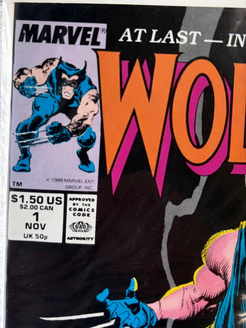 ウルヴァリン #1 1988 パッチ初登場 アメコミ Wolverine
