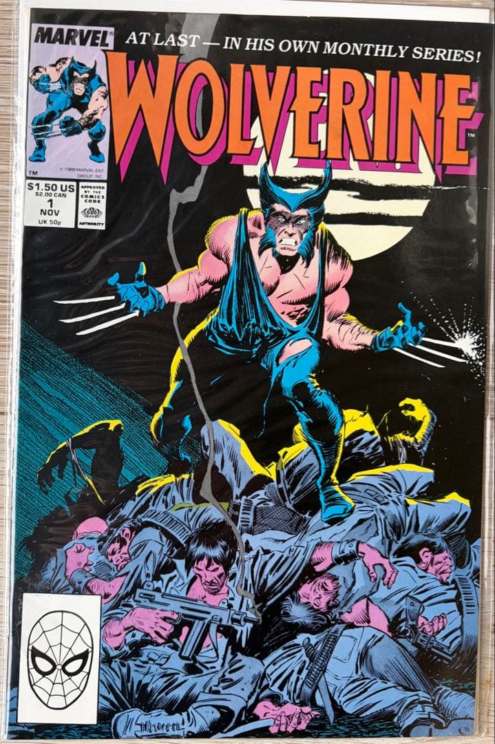 ウルヴァリン #1 1988 パッチ初登場 アメコミ Wolverine