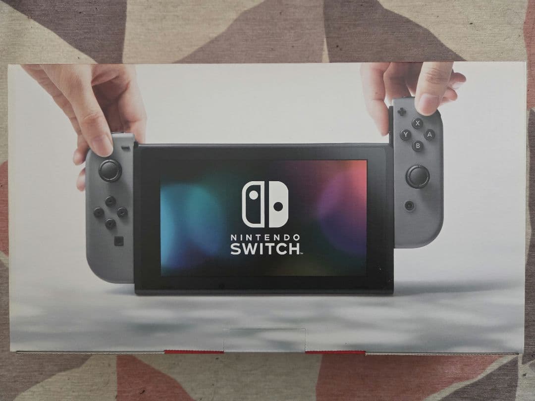 ニンテンドースイッチ　本体　Joy-Conグリップ、Joy-Conストラップ欠品
