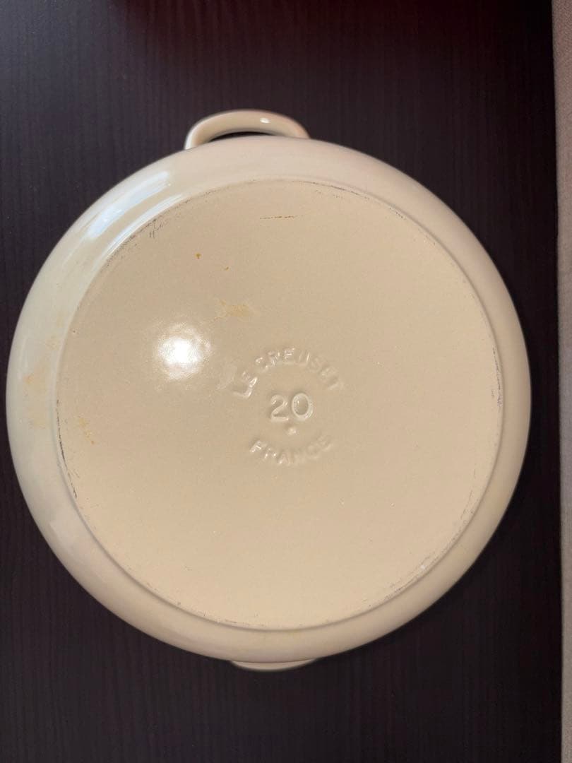 Le Creuset ココット・ロンド 20cm アイボリー