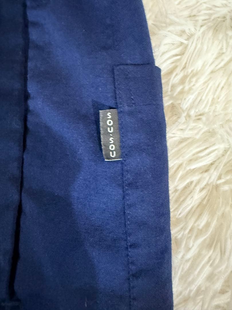 hrbtkk00 専用　SOU SOU ネイビー サルエルパンツ