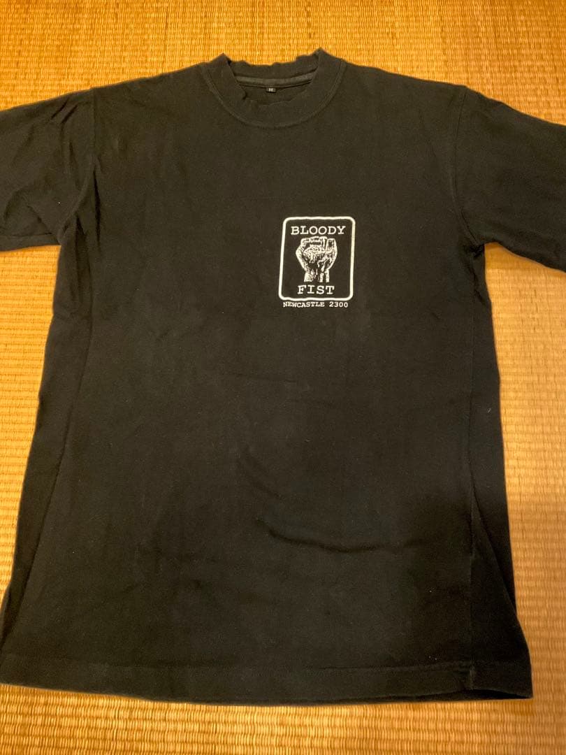 90s' BLOODY FIST T シャツ gabba nasenbluten