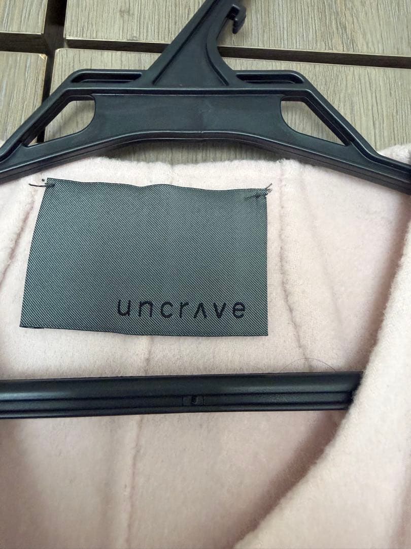 uncraveリバーロングコート　お花見さくらピンク