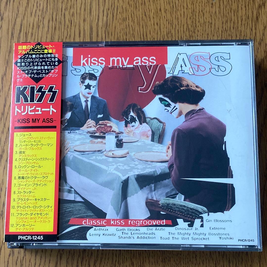 見本盤のみ特別企画 帯付きKISS 「DOUBLE〜&KISS MY ASS」