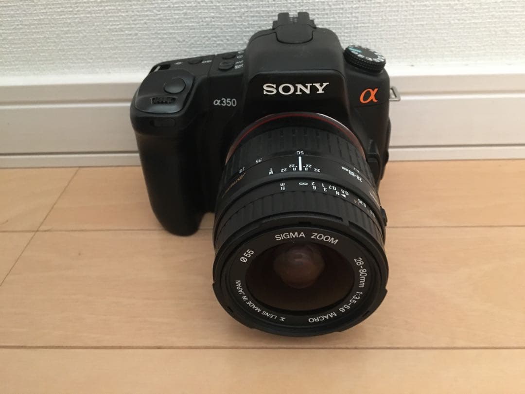 【24時間限定特価】Sony α350 デジタル一眼レフ ダブルズームレンズ