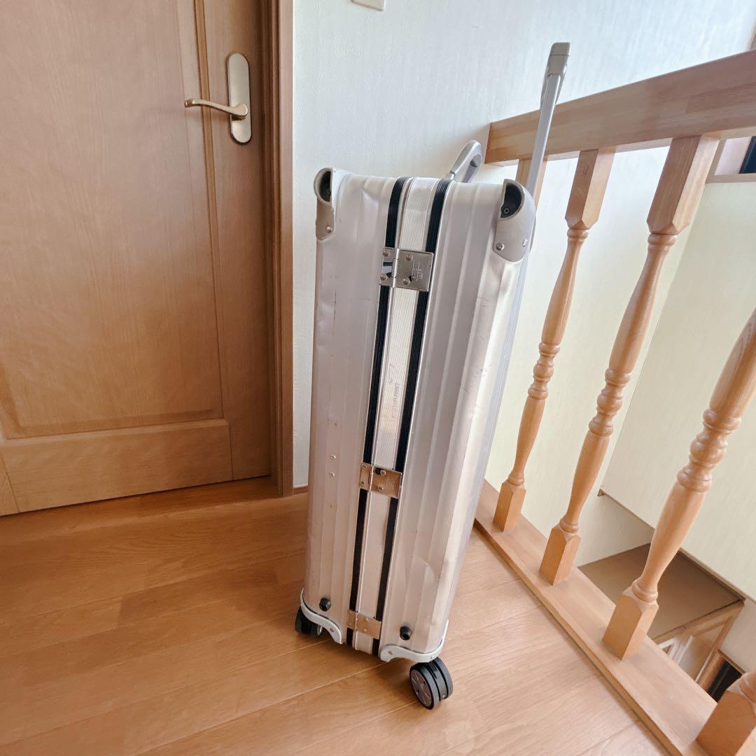 廃盤 RIMOWA リモワ トパーズ アルミ 104L 4輪 スーツ キャリー