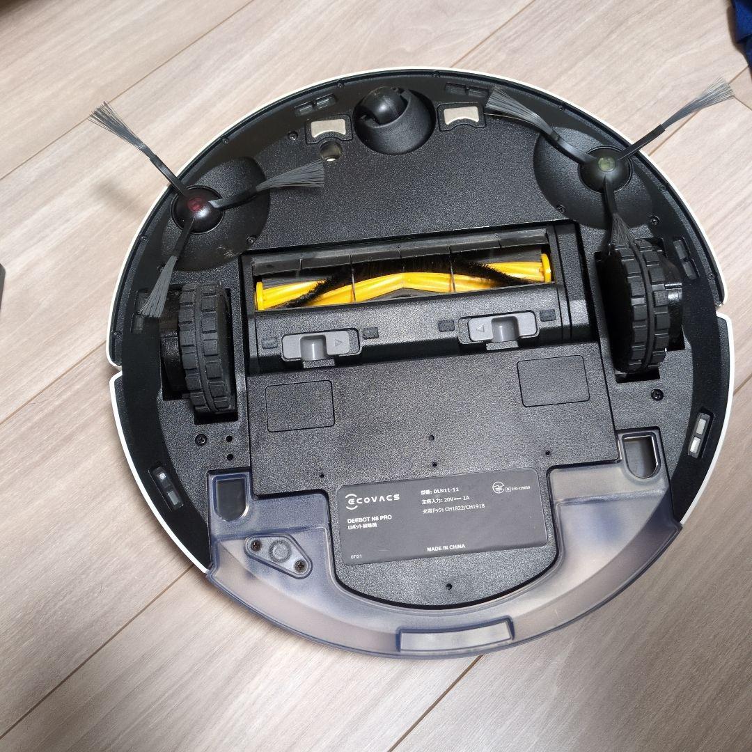 ECOVACS DEEBOT N8PRO 本体・付属品 （水拭き清掃機能未使用）