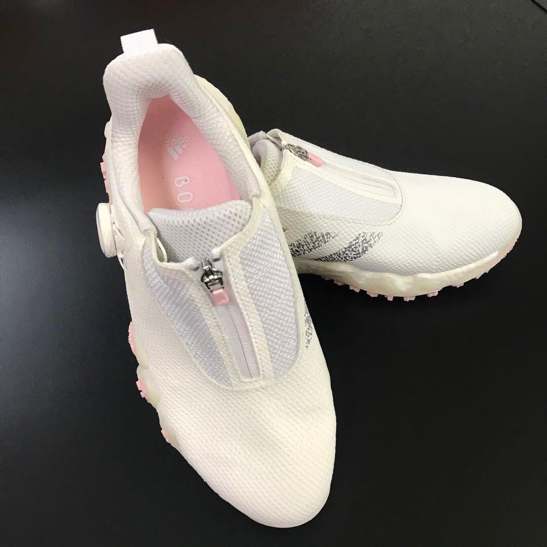 【超美品】アディダス コードカオス22 BOA レディース ゴルフシューズ