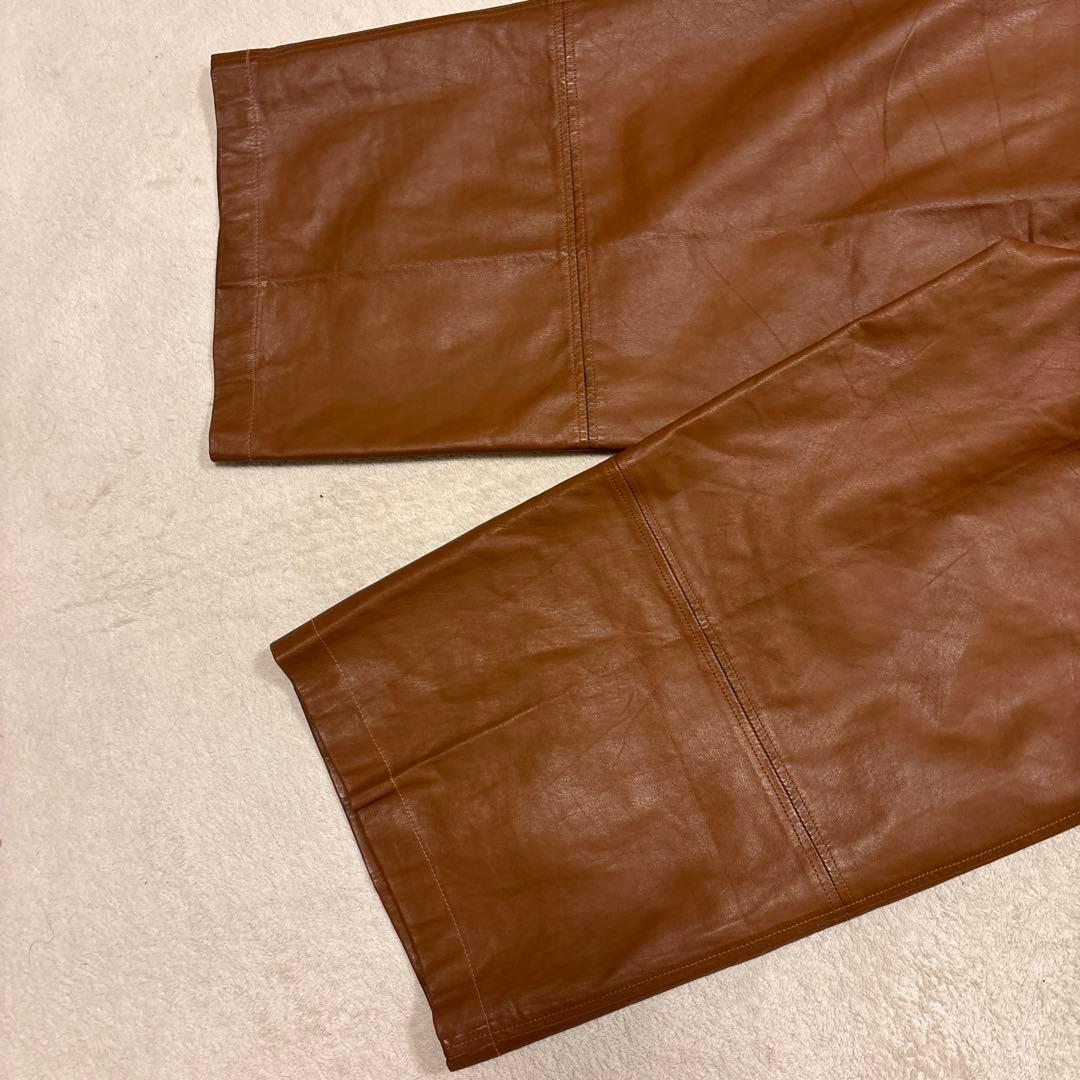 希少⭐️90s issey miyake odd on Leather Jorts