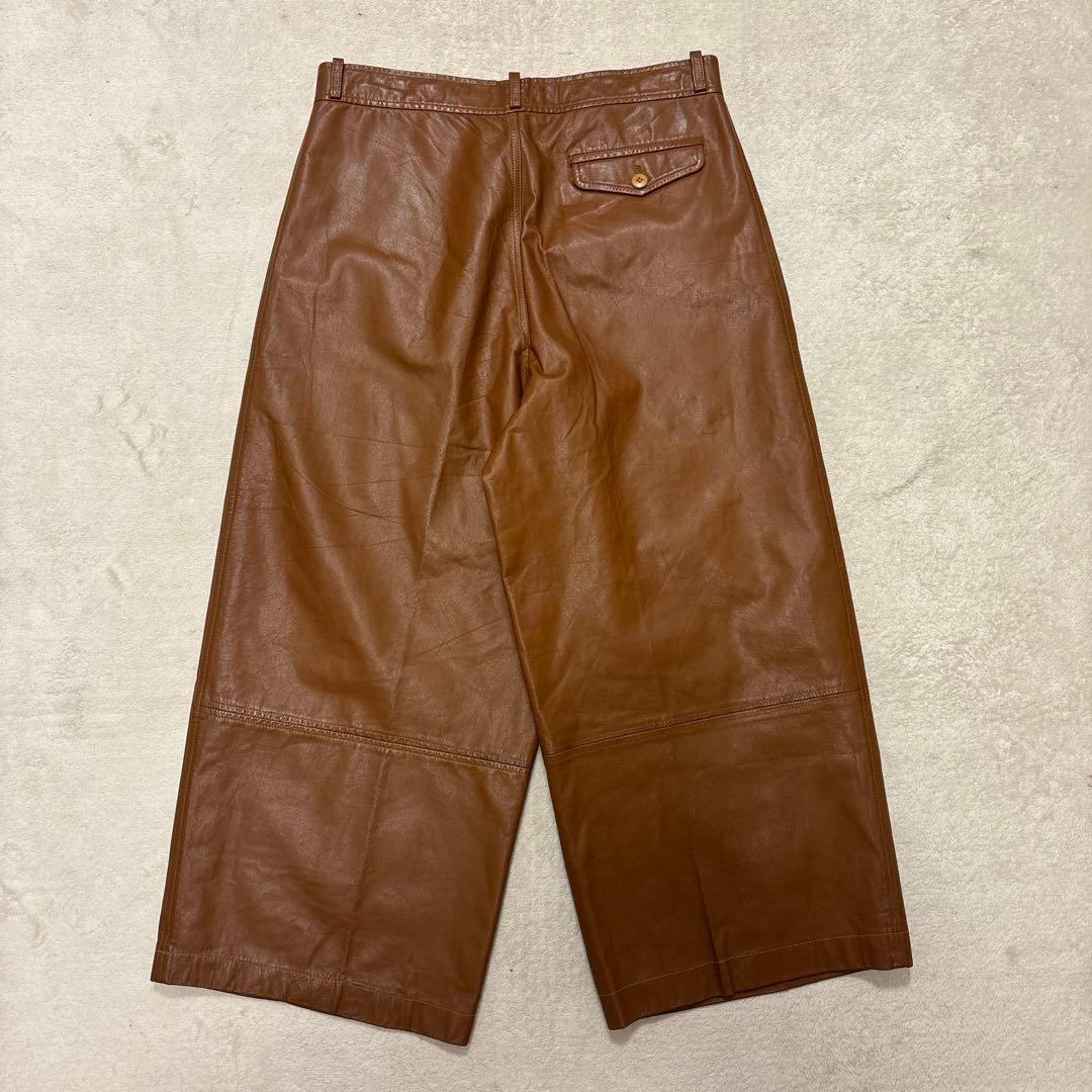 希少⭐️90s issey miyake odd on Leather Jorts