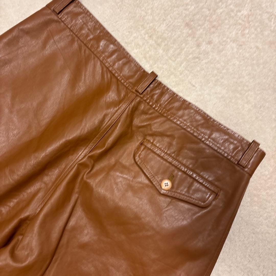 希少⭐️90s issey miyake odd on Leather Jorts