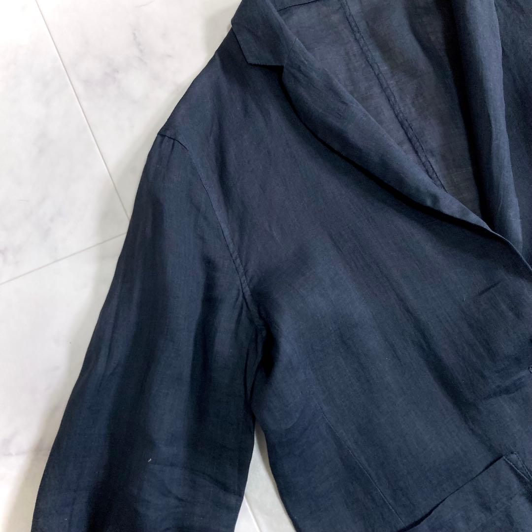 美品 ウィムガゼット 24SS ラミージャケット シアー チャコールグレー