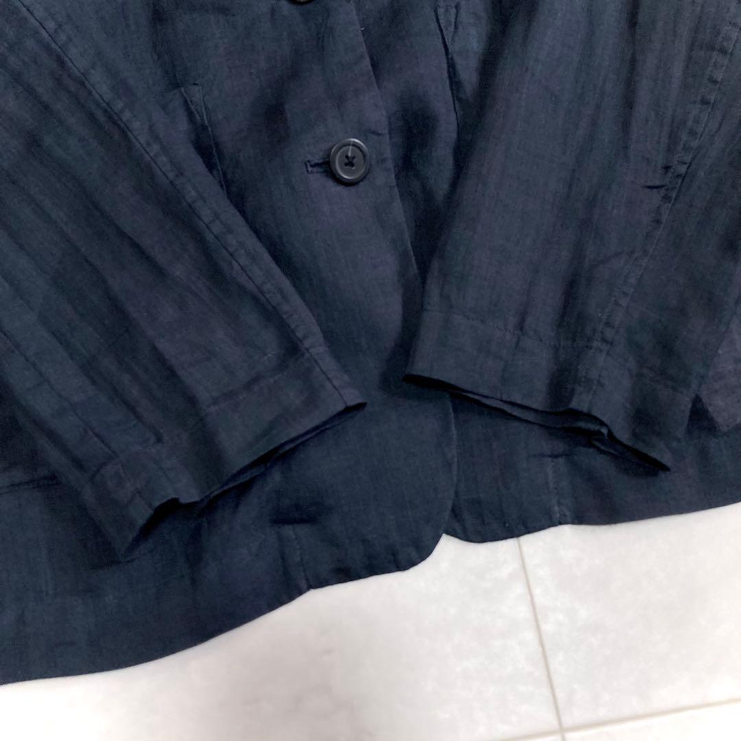 美品 ウィムガゼット 24SS ラミージャケット シアー チャコールグレー