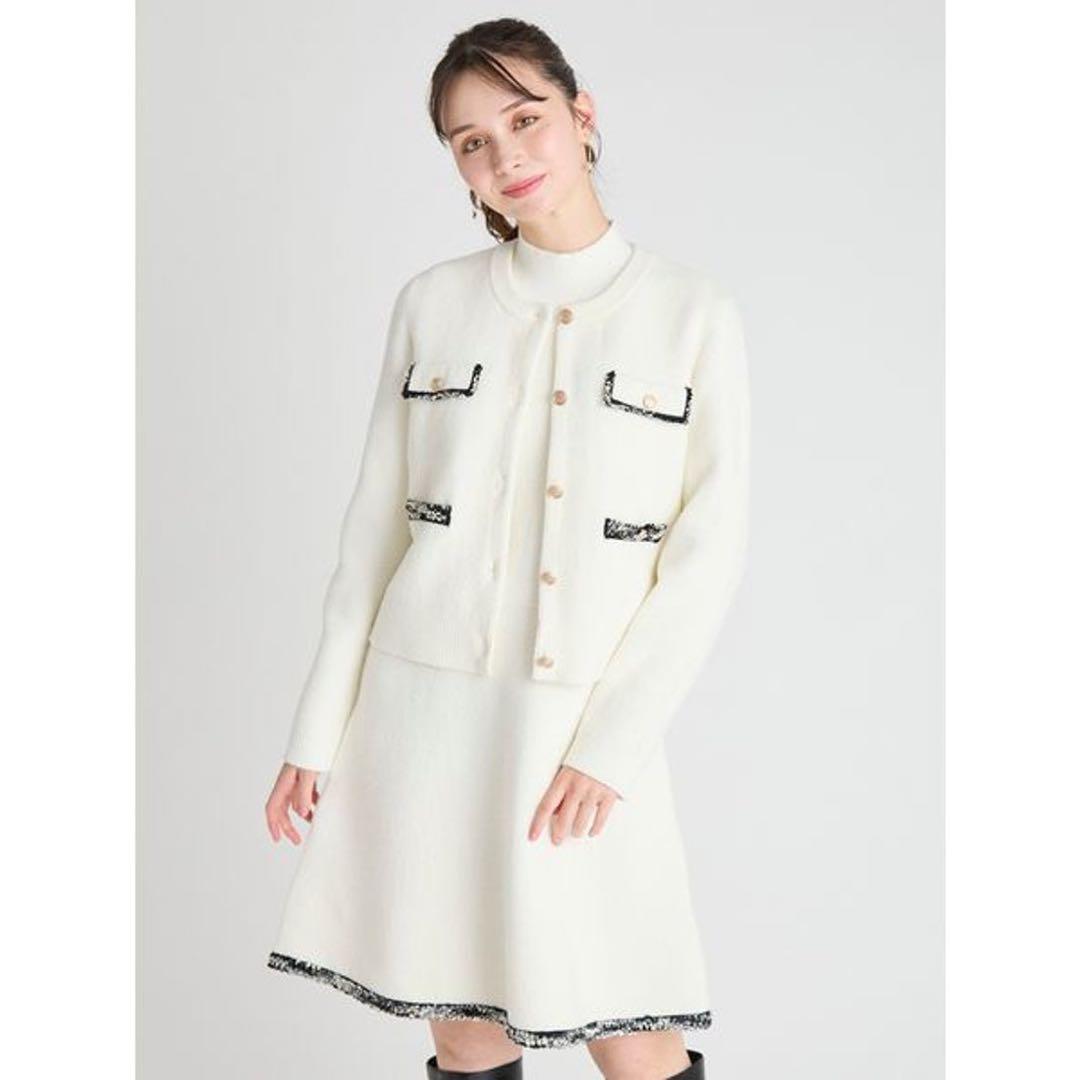 【売切商品】CELFORD（セルフォード） トリムミニニットワンピースセット