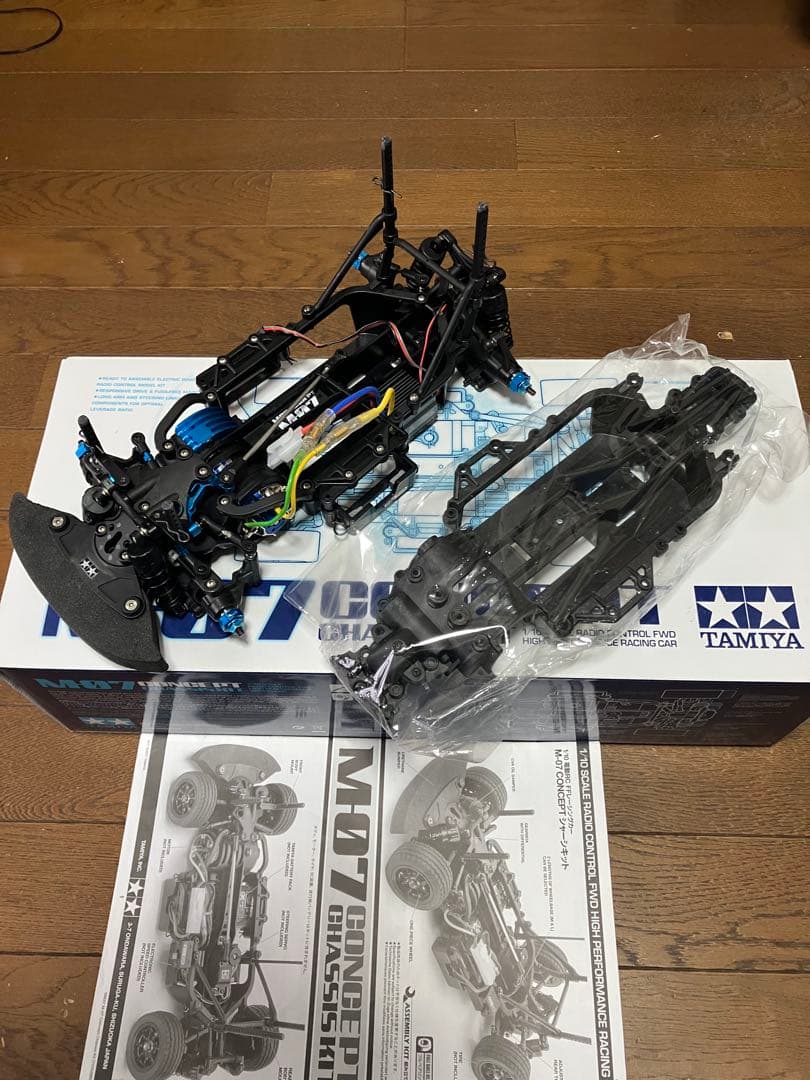 純正OP多数TAMIYA M07 CONCEPT CHASSIS KIT
