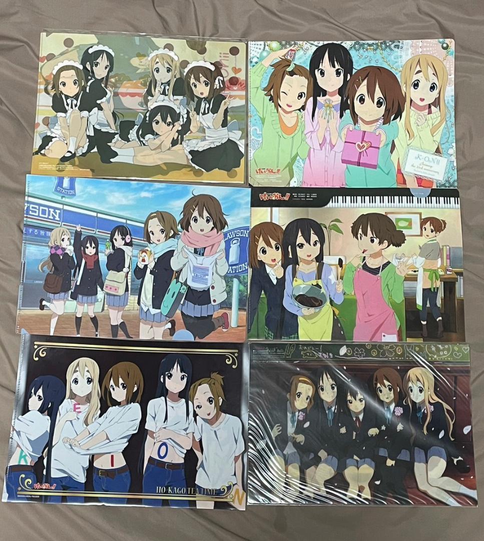 けいおん！クリアファイル＆下敷き＆パンフレット セット