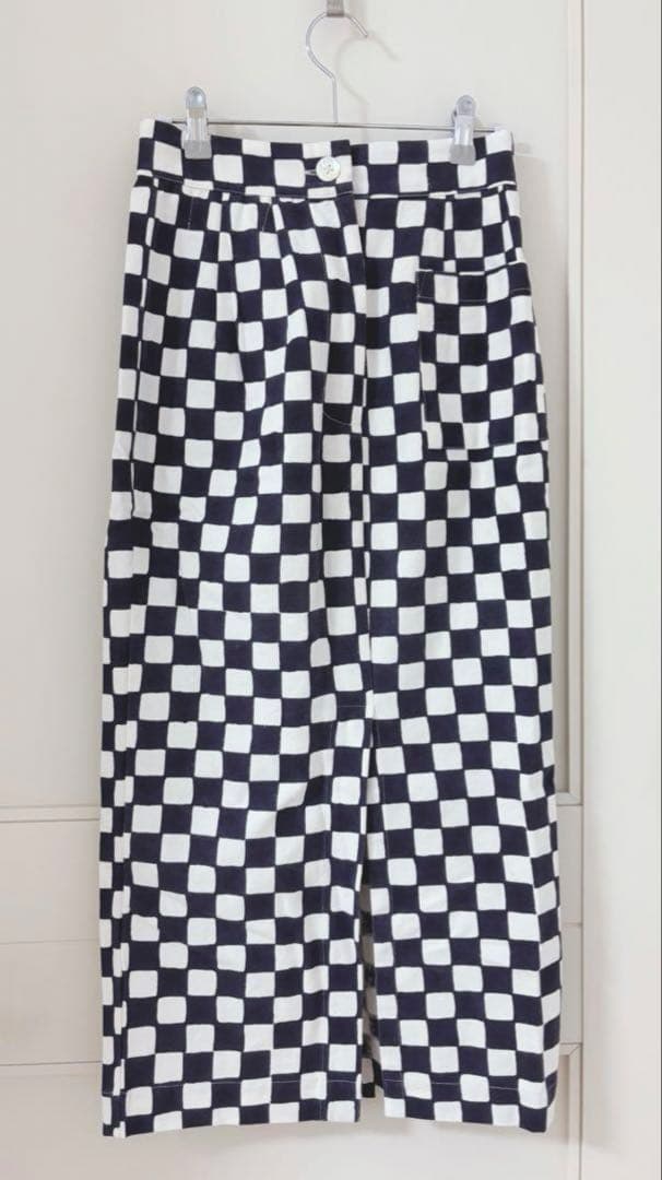 ロンハーマン別注sz blockprints チェッカーフラッグタイトスカート