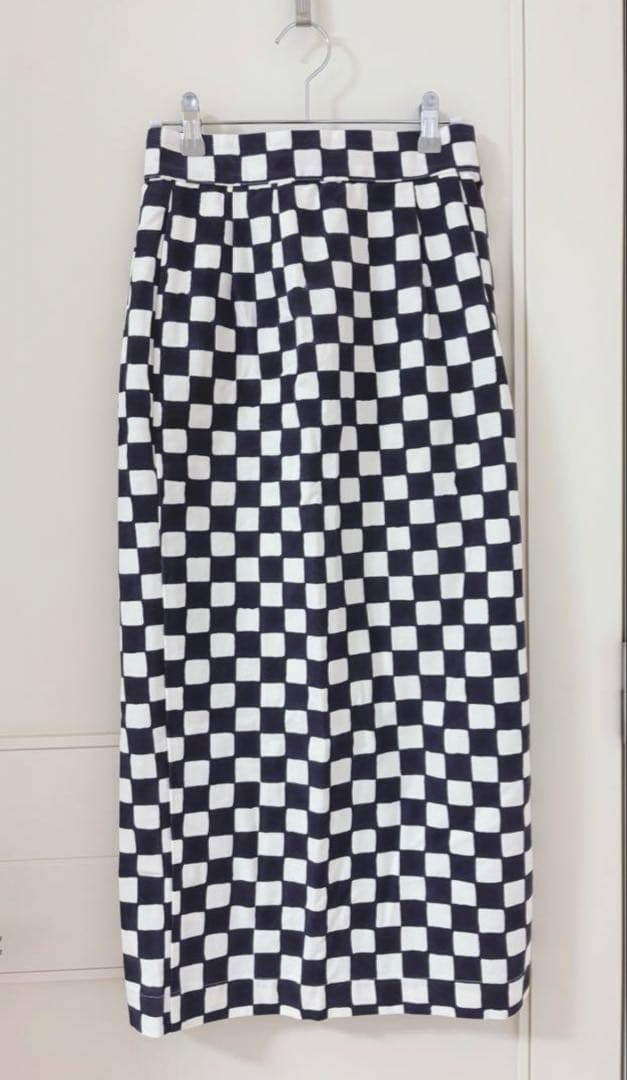 ロンハーマン別注sz blockprints チェッカーフラッグタイトスカート