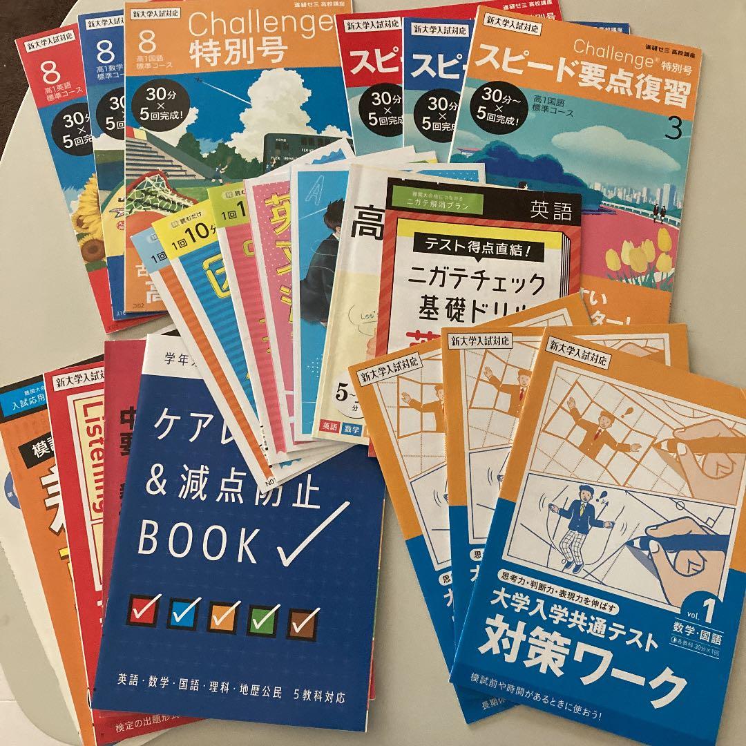 Benesse 進研ゼミ　高校講座　ほぼ年間セット　高1
