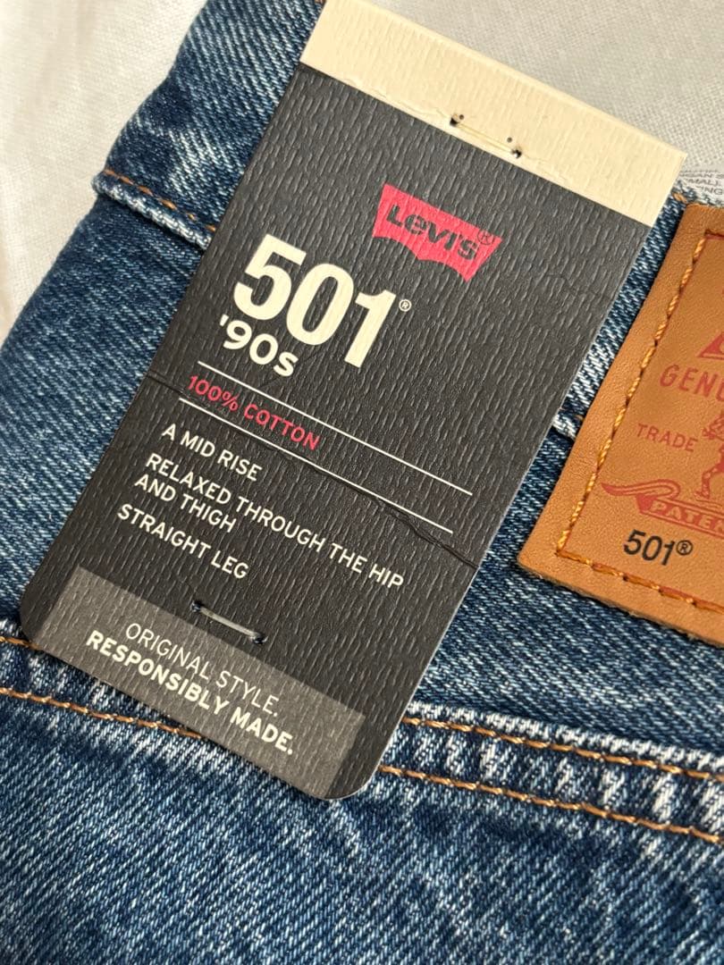 【新品】リーバイス501 90’ ストレート　ミッドライズ　W27 L30
