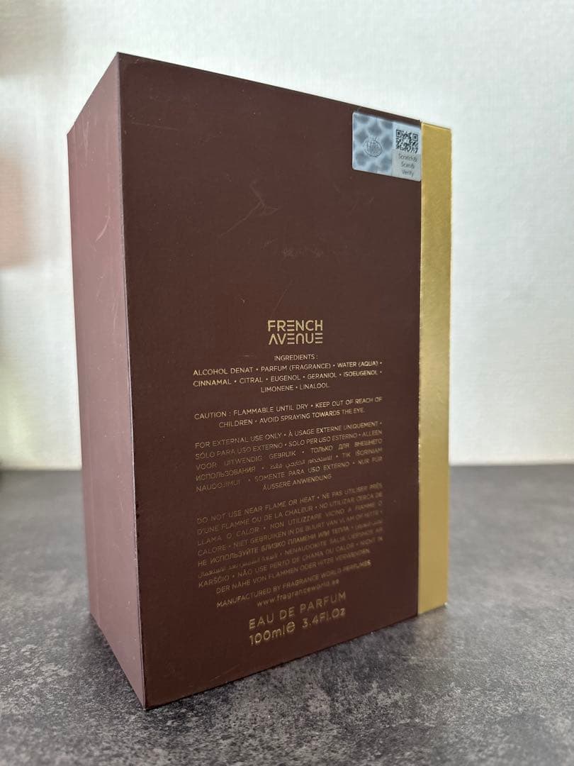 香水(男性用) Fragance World Liquid Brun