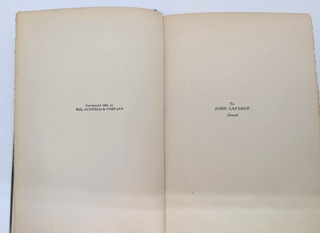 【稀少】岡倉天心 茶の本 THE BOOK OF TEA 1912年 岡倉覚三